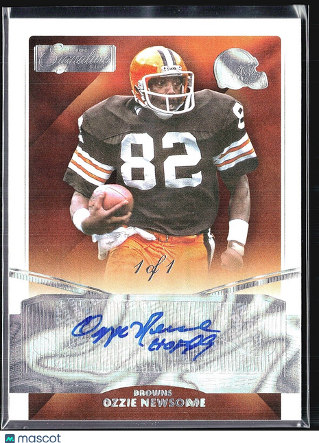 2015 Panini Prime Signatures Ozzie Newsome #147 1/1 Auto