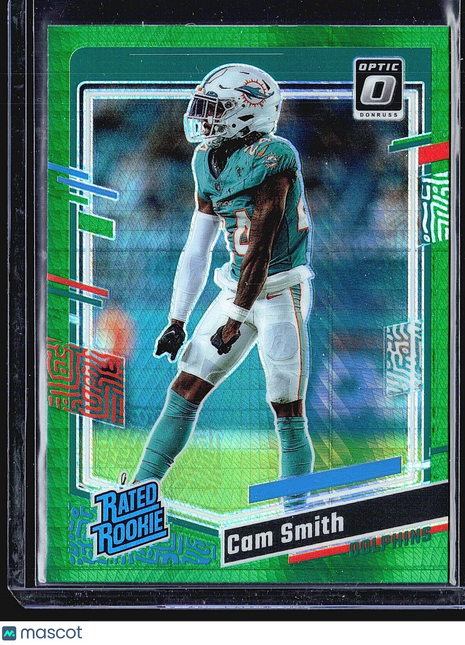 2023 Panini Donruss Optic - Rated Rookie #268 Cam Smith (RC) Green Hyper