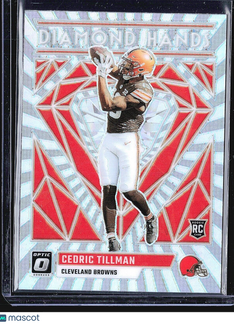 2023 Panini Optic Diamond Hands Cedric Tillman #DH-CT Holo