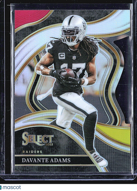 2023 Panini Select Red Yellow Die Cut Davante Adams #279