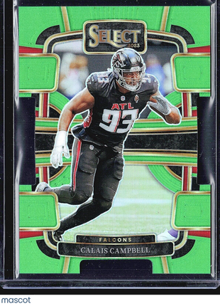 2023 Panini Select Green Die Cut Calais Campbell #5 /599