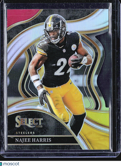 2023 Panini Select Die Cut Red yellow Najee Harris #231