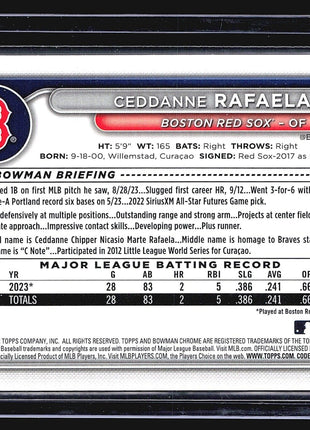 2024 Bowman Chrome Mojo - #84 Ceddanne Rafaela (RC)