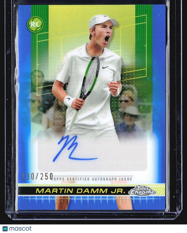 2024 Topps Chrome Tennis Blue auto Martin Damm Jr. #TCA-MDJ /250