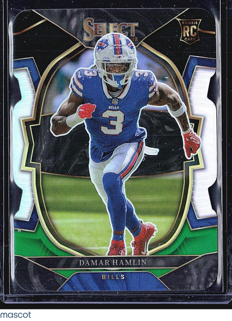 2022 Panini Select - Concourse #100 Damar Hamlin (RC) Die Cut