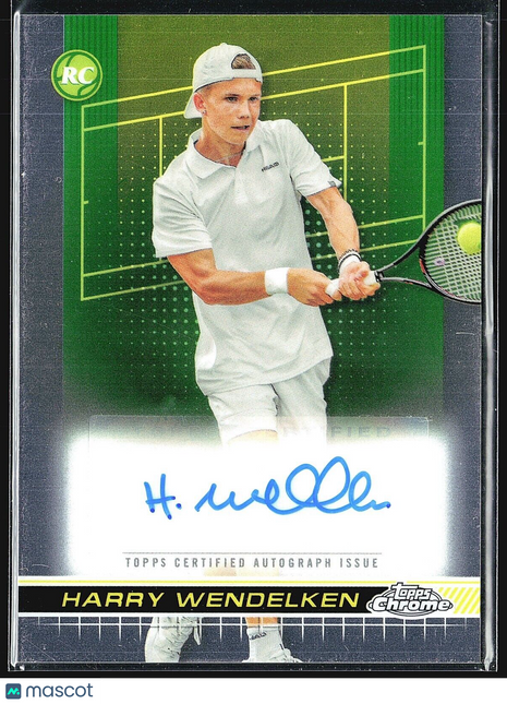 2024 Topps Chrome Tennis Auto Harry Wendelken #TCA-HWN