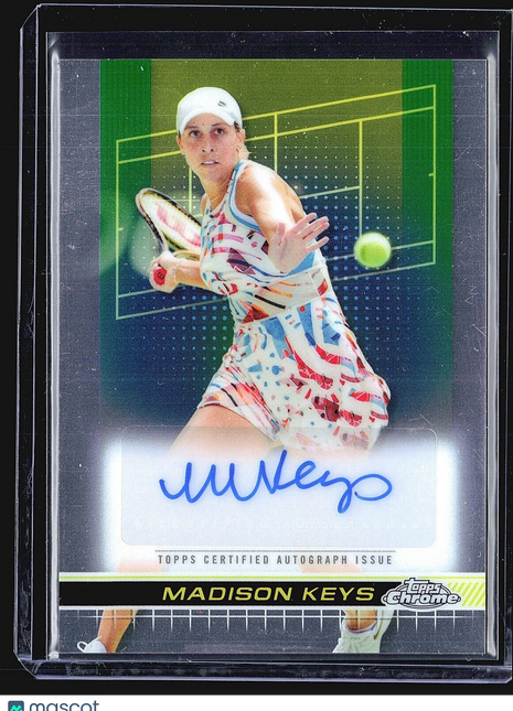 2024 Topps Chrome Tennis Auto Madison Keys #TCA-MKS