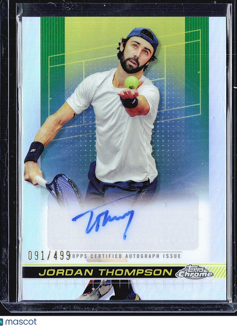 2024 Topps Chrome Tennis Auto Jordan Thompson #TCA-JTN /499