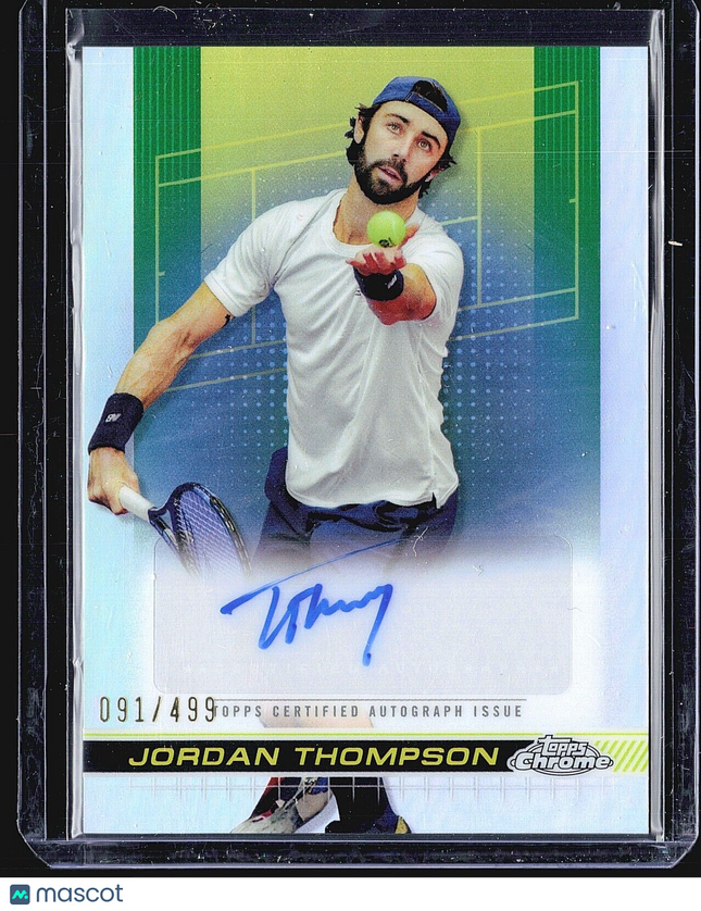 2024 Topps Chrome Tennis Auto Jordan Thompson #TCA-JTN /499