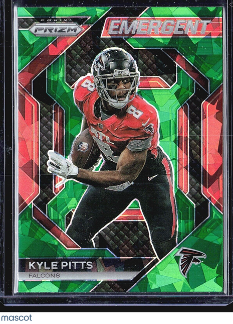 2023 Panini Prizm - Emergent Green Ice Prizm #H-13 Kyle Pitts
