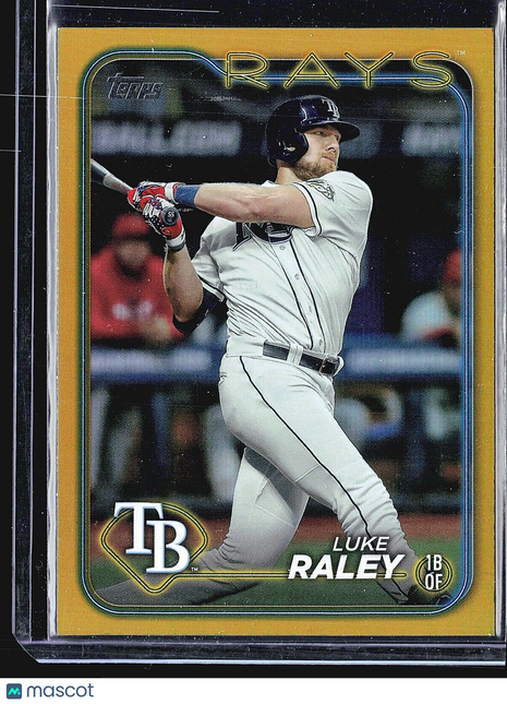 2024 Topps Series 1 - #181 Luke Raley Gold Foil