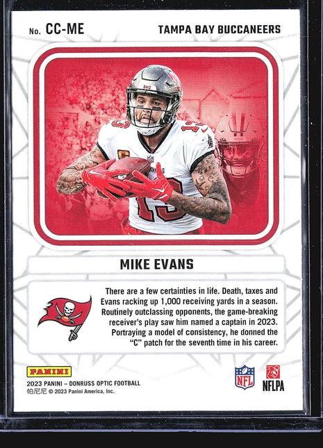 2023 Panini Donruss Optic - Captain in Charge #CC-ME Mike Evans