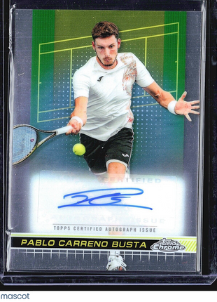 2024 Topps Chrome Tennis Auto Pablo Carreno Busta #TCA-PCB