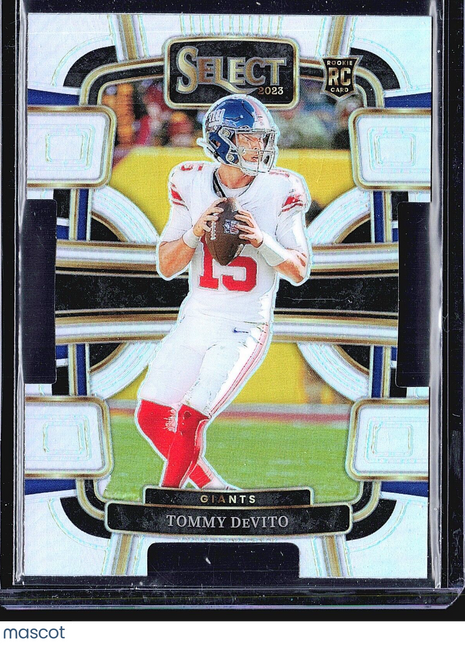 2023 Panini Select - Concourse Silver Prizm Die-Cut #73 Tommy DeVito (RC)