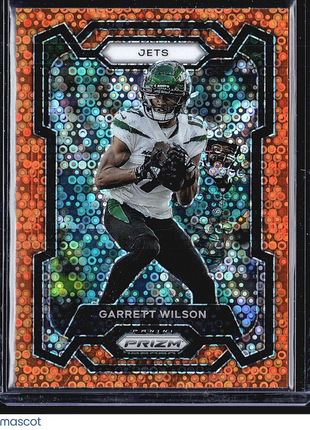 2023 Panini Prizm - #233 Garrett Wilson Orange Disco