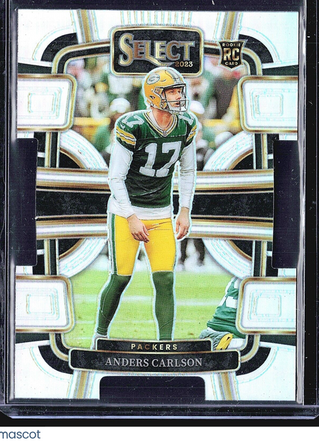 2023 Panini Select - Concourse Silver Prizm #36 Anders Carlson (RC)