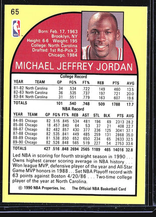 1990 NBA Hoops Michael Jordan #65