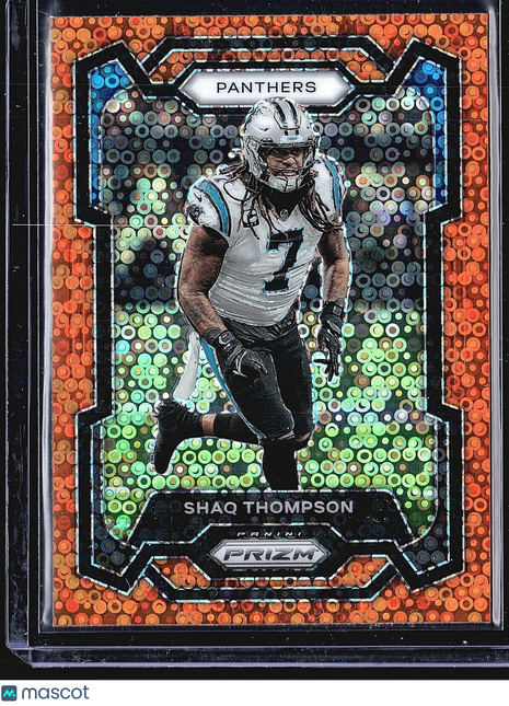 2023 Panini Prizm - #45 Shaq Thompson Orange Disco