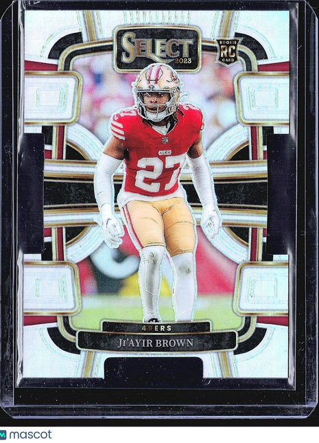2023 Panini Select - Concourse Silver Prizm Die-Cut #91 Ji'Ayir Brown (RC)