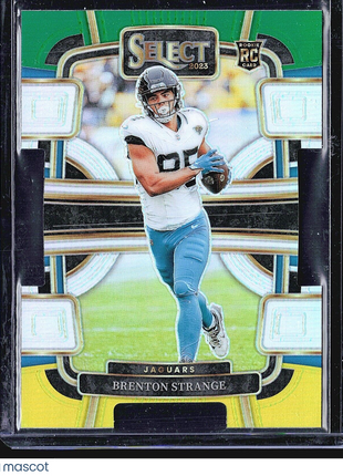 2023 Panini Select - Concourse Silver Prizm Die-Cut #45 Brenton Strange (RC)