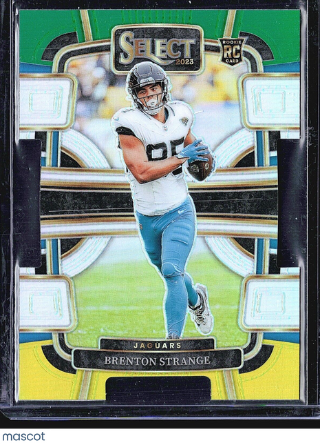 2023 Panini Select - Concourse Silver Prizm Die-Cut #45 Brenton Strange (RC)