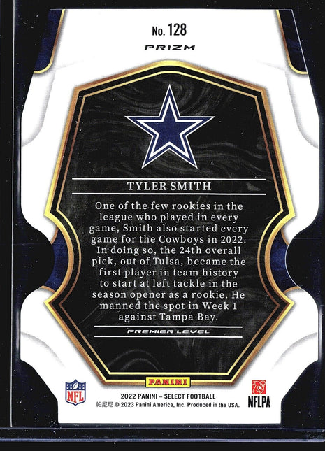 2022 Panini Select - Premier Level #128 Tyler Smith (RC) Die Cut