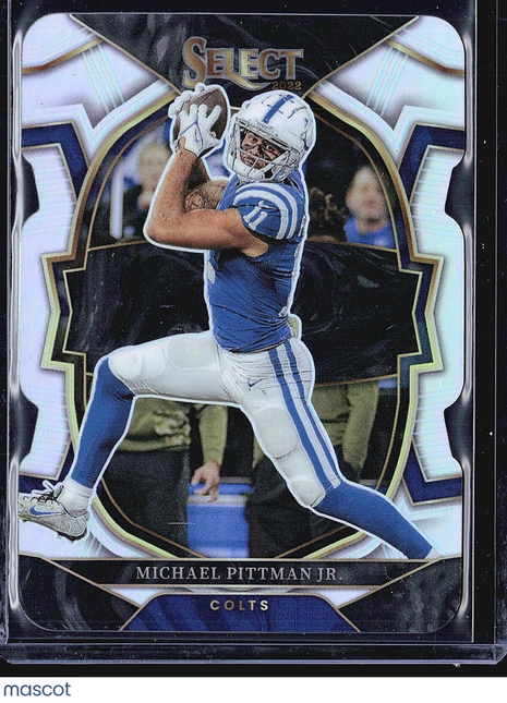 2022 Panini Select - Concourse #46 Michael Pittman Jr. Die Cut
