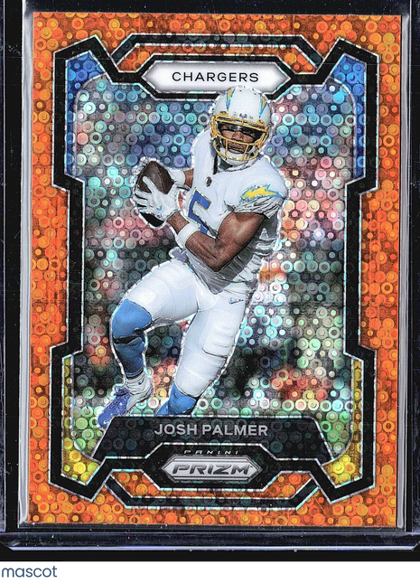 2023 Panini Prizm - #154 Josh Palmer Orange Disco
