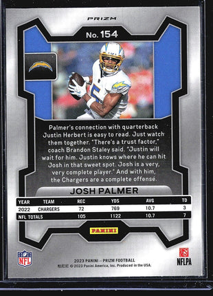 2023 Panini Prizm - #154 Josh Palmer Orange Disco