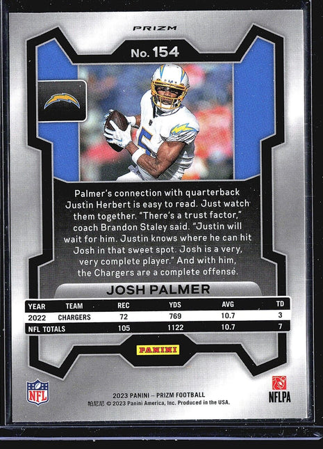 2023 Panini Prizm - #154 Josh Palmer Orange Disco