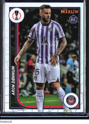 2023-24 Topps Merlin UEFA Club Competitions - #133 Aron Donnum (RC) Refractor