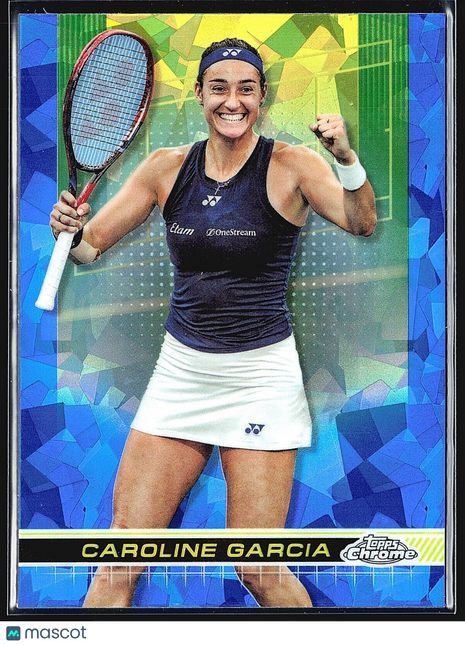 2024 Topps Chrome Tennis Sapphire Caroline Garcia #14