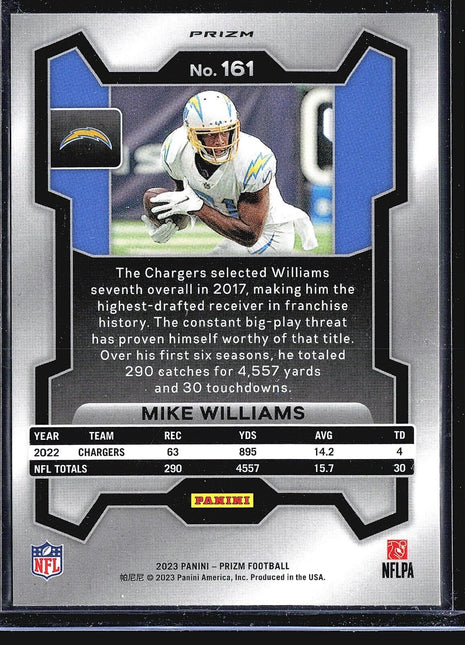 2023 Panini Prizm Disco Mike WIlliams #161