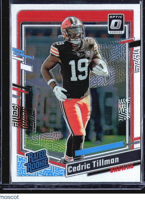 2023 Panini Donruss Optic - Rated Rookie #224 Cedric Tillman (RC)