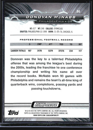 2023 Topps Composite Resurgence #86 Donovan McNabb Silver Wave /249