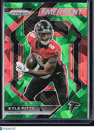 2023 Panini Prizm - Emergent #H-13 Kyle Pitts Green Ice