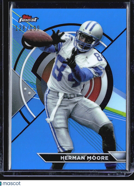 2023 Topps Composite Finest #184 Herman Moore Blue Refractor /199