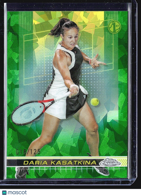 2024 Topps Chrome Tennis Sapphire Green Daria Kasatkina #146 /99