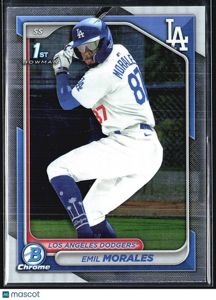 2024 Bowman Chrome 1st Emil Morales #BCP-221