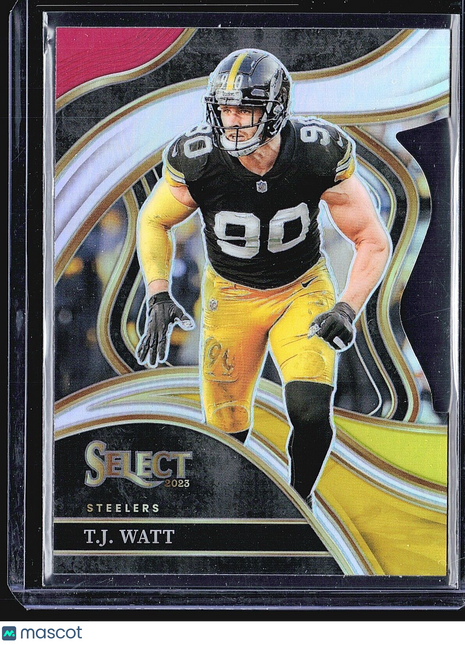 2023 Panini Select - Club Level Die Cut Prizm #217 T.J. Watt