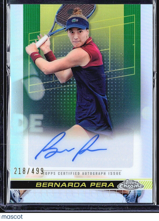 2024 Topps Chrome Tennis Auto Bernarda Pera #TCA-BPA /499