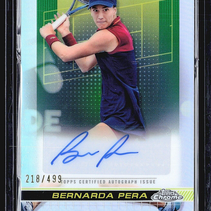 2024 Topps Chrome Tennis Auto Bernarda Pera #TCA-BPA /499