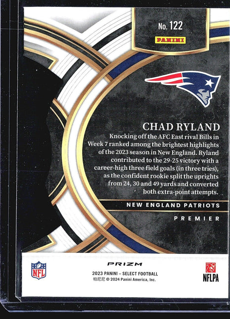 2023 Panini Select - Premier Level #122 Chad Ryland (RC) Die Cut