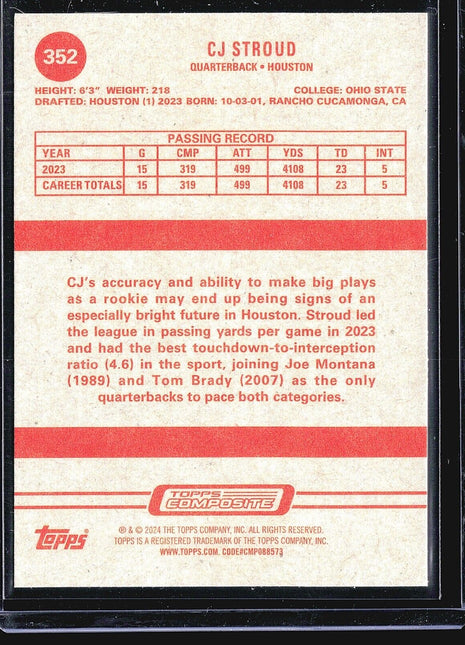 2023 Topps Composite - Heritage #352 C.J. Stroud (RC)