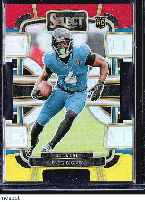 2023 Panini Select - Concourse Red & Blue Prizm Die-Cut #47 Tank Bigsby (RC)
