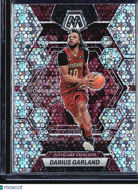 2022-23 Panini Mosaic - Disco Mosaic Prizm #124 Darius Garland