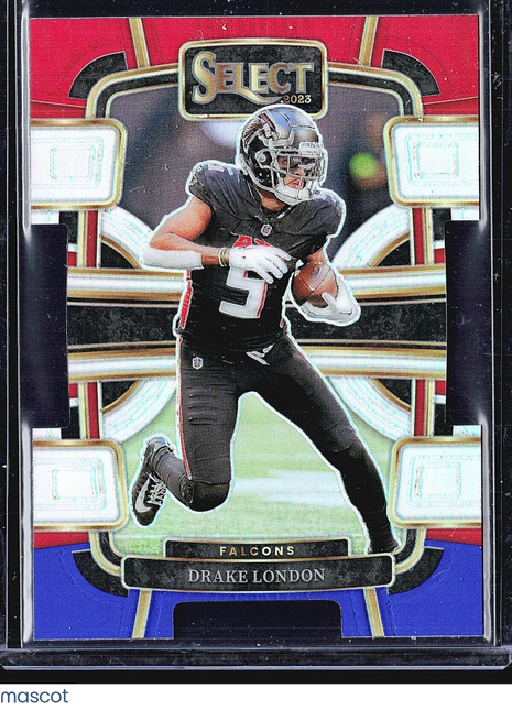 2023 Panini Select - Concourse Red Blue Prizm #6 Drake London