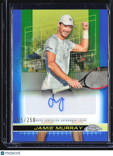 2024 Topps Chrome Tennis Blue Auto Jamie Murray #TCA-JMY /250