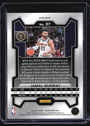 2023-24 Panini Prizm - Red Ice Prizm #37 Jamal Murray