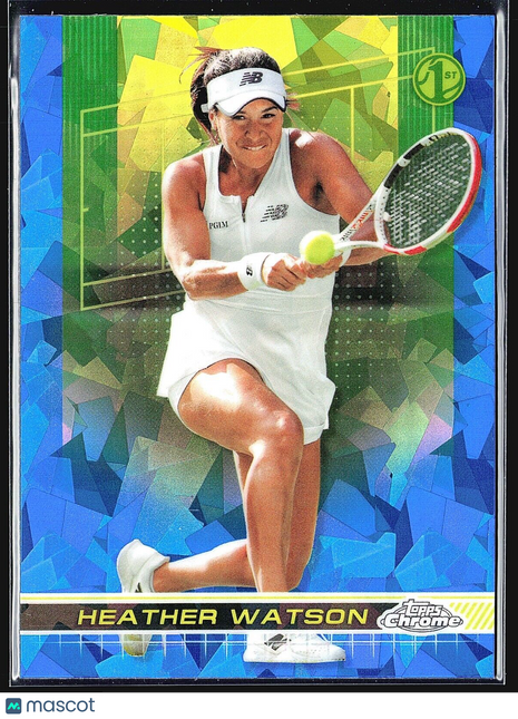 2024 Topps Chrome Tennis Sapphire Heather Watson #194